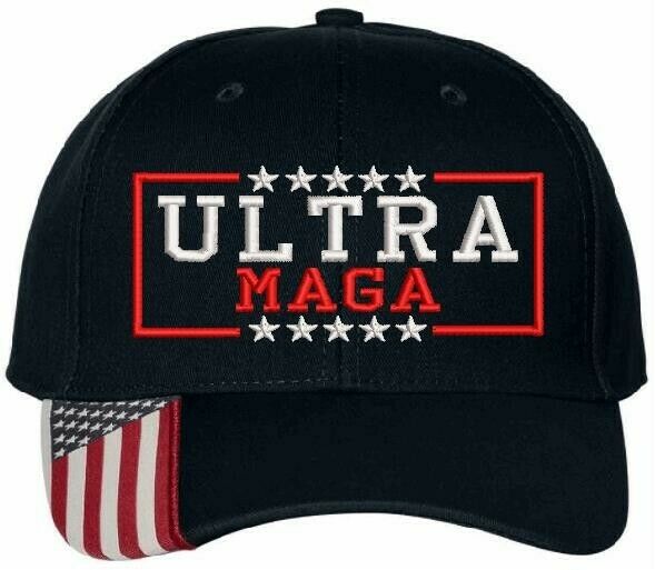 Ultra MAGA 2024 Trump Hat - Adjustable Embroidered Hat - Free Shipping - Powercall Sirens LLC