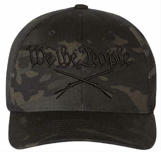 We The People Flex Fit Embroidered Low Profile Hat - Various Colors and Sizes - Powercall Sirens LLC