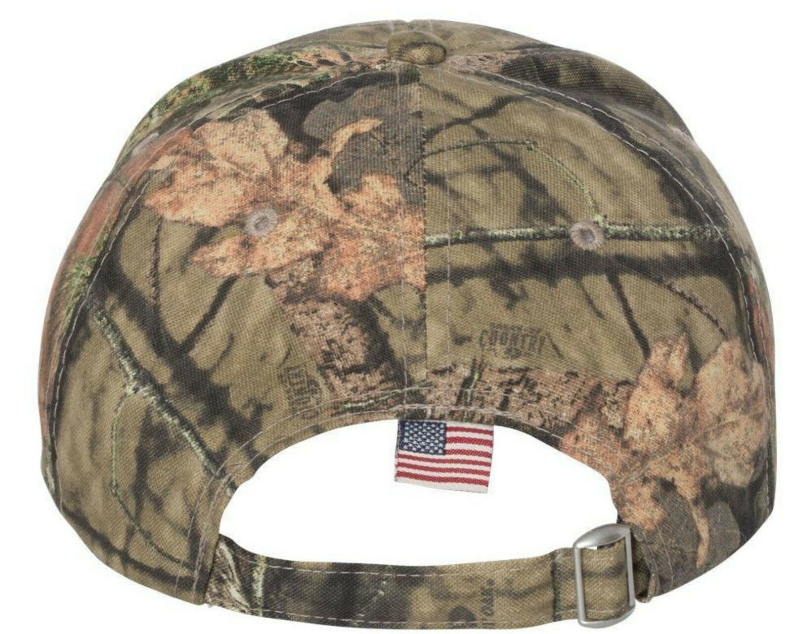 Faith Over Fear Embroidered Kryptek Style Adjustable Hat with USA Flag Brim - Powercall Sirens LLC