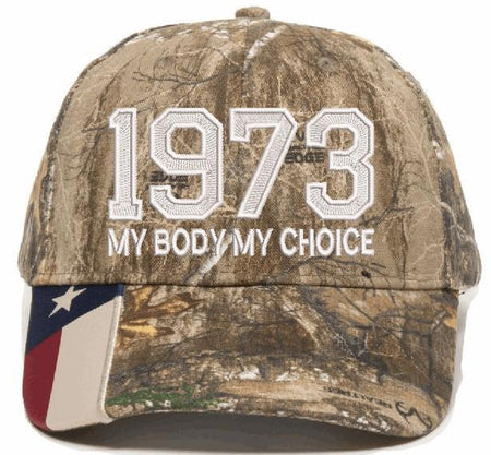 Pro Choice 1973 Hat (Embroidered USA300 Hat) Women's Rights Feminism Roe v Wade - Powercall Sirens LLC