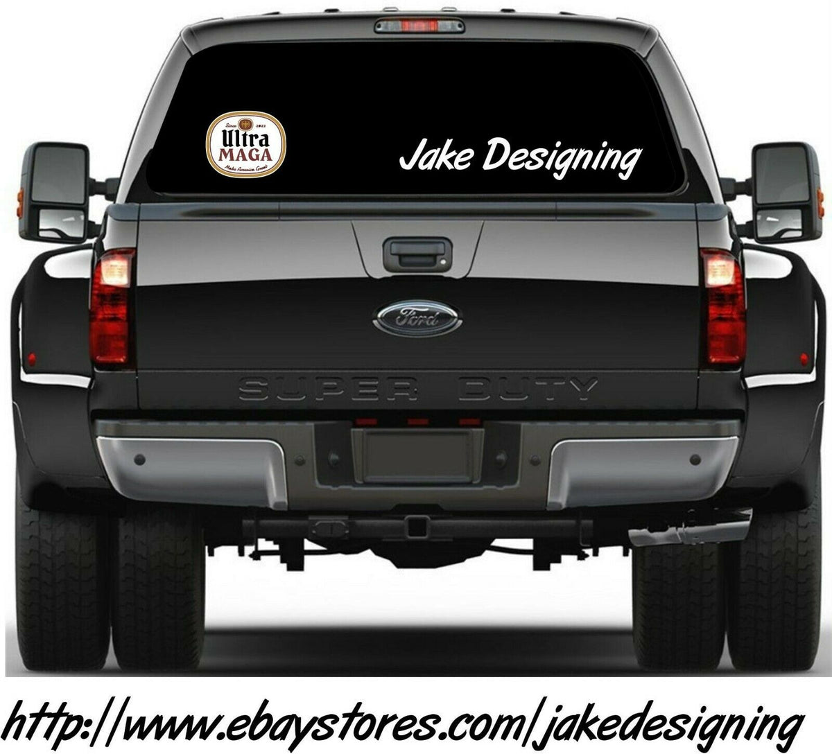 Ultra MAGA Joe Biden Donald Trump Sticker Decal Various Sizes Made in the USA - Powercall Sirens LLC