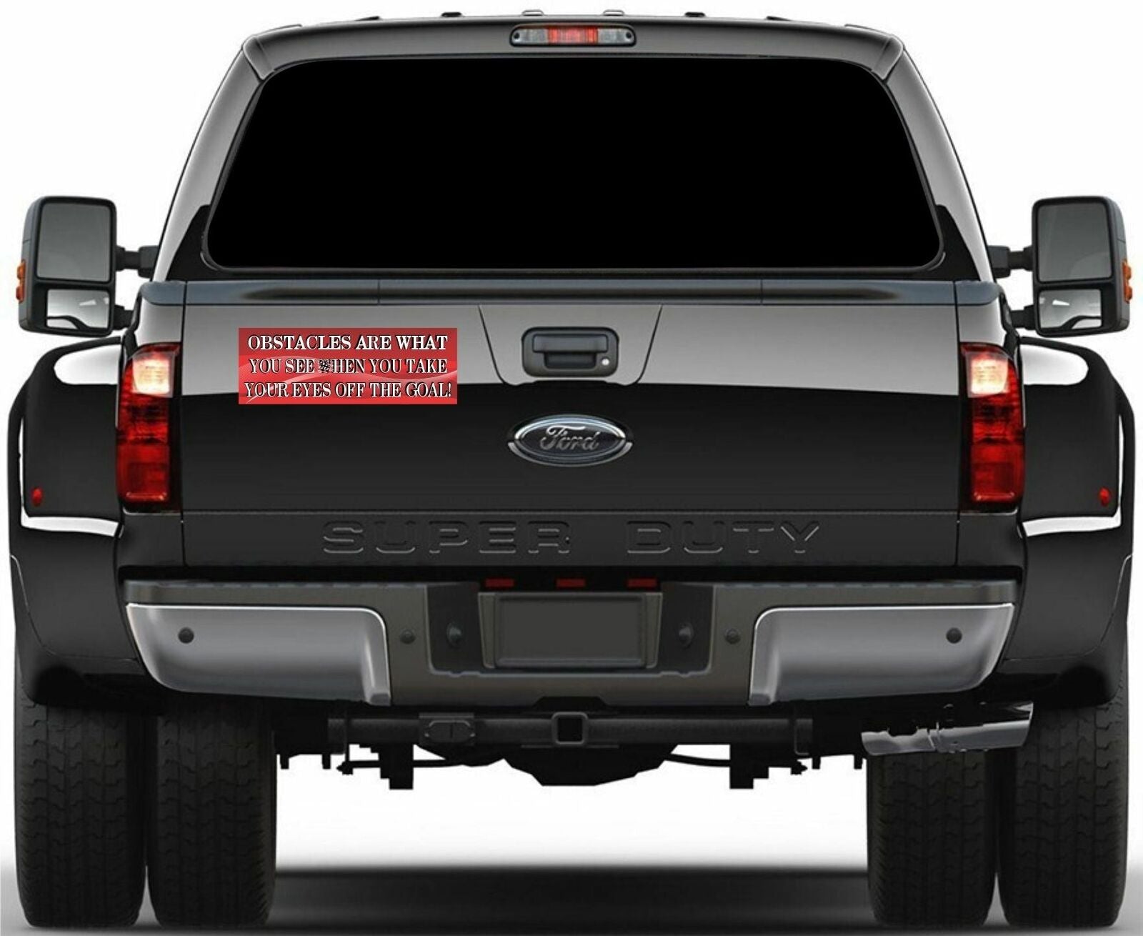 Obstacles are what you see Bumper sticker/magnet - Powercall Sirens LLC