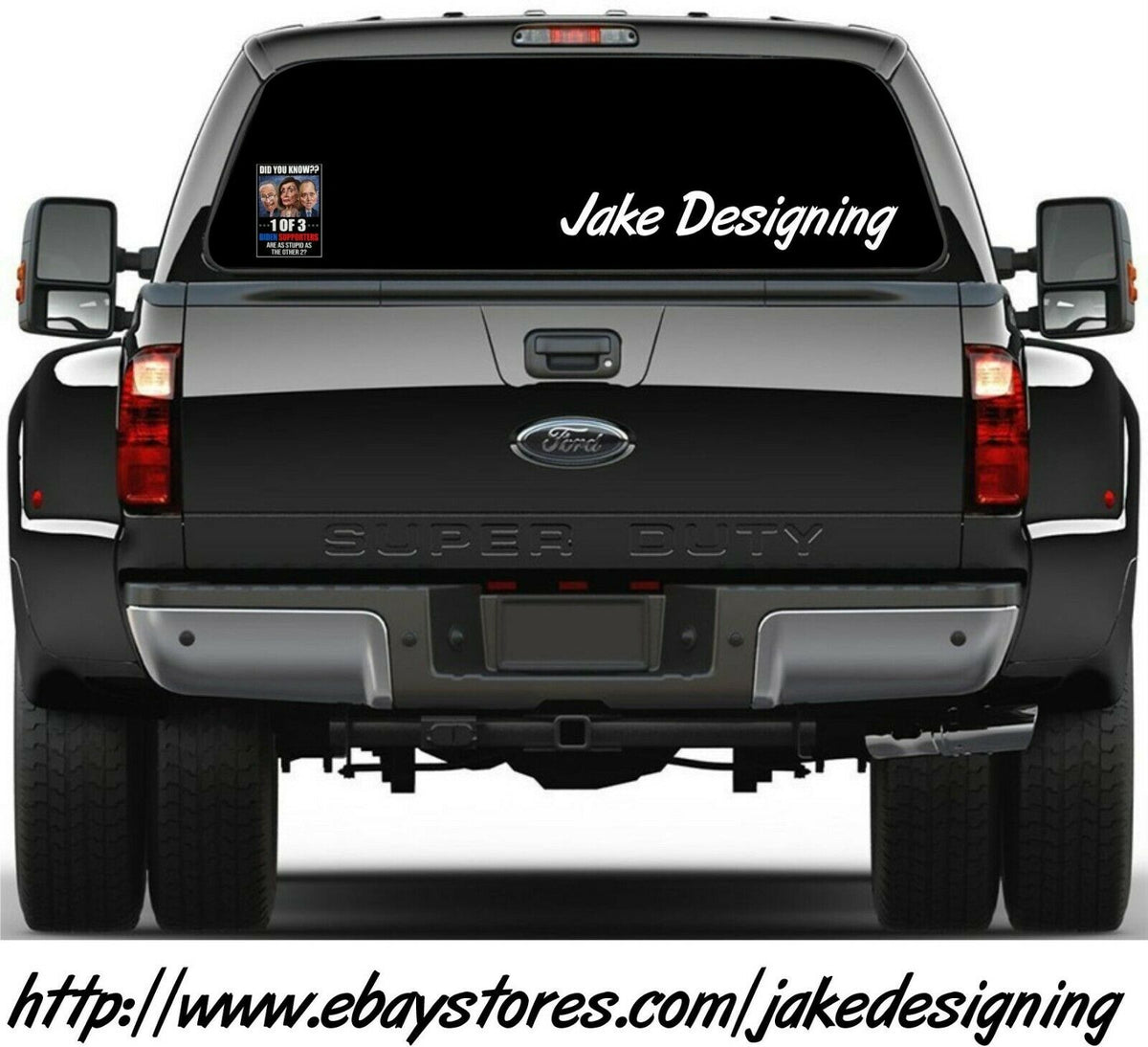 Anti Joe Biden Bumper Sticker or Magnet - 1 out of 3 Biden supporters are stupid - Powercall Sirens LLC