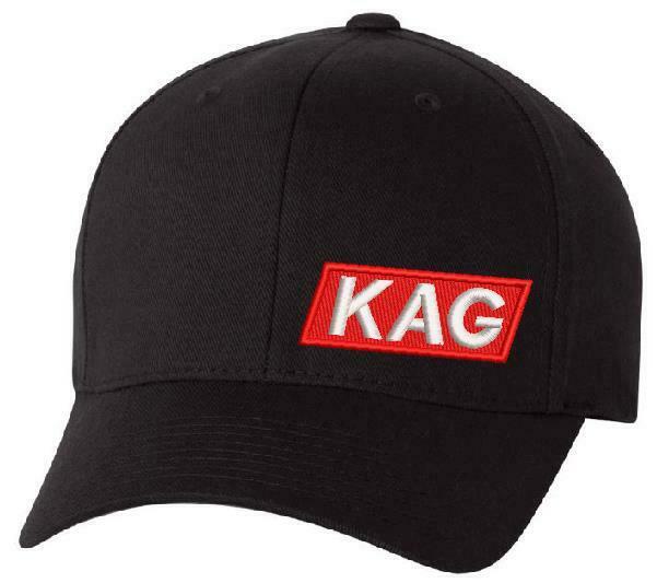 Trump Keep America Great KAG Rectangle Embroidered Flex Fit Hat Trump Hat - Powercall Sirens LLC