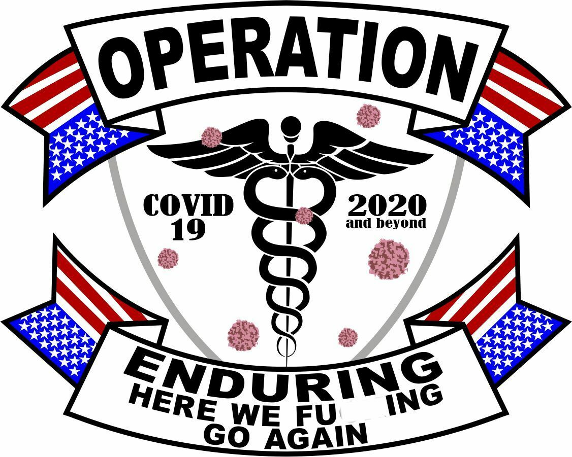 Operation CONTINUING Cluster F**K Exterior Window/Hard Hat Decal - Various Sizes - Powercall Sirens LLC