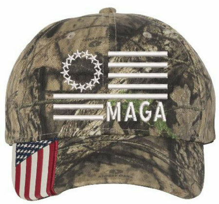 Donald Trump Hat MAGA Betsy Ross Full Flag CWF305 Embroidered Ball Cap - Powercall Sirens LLC