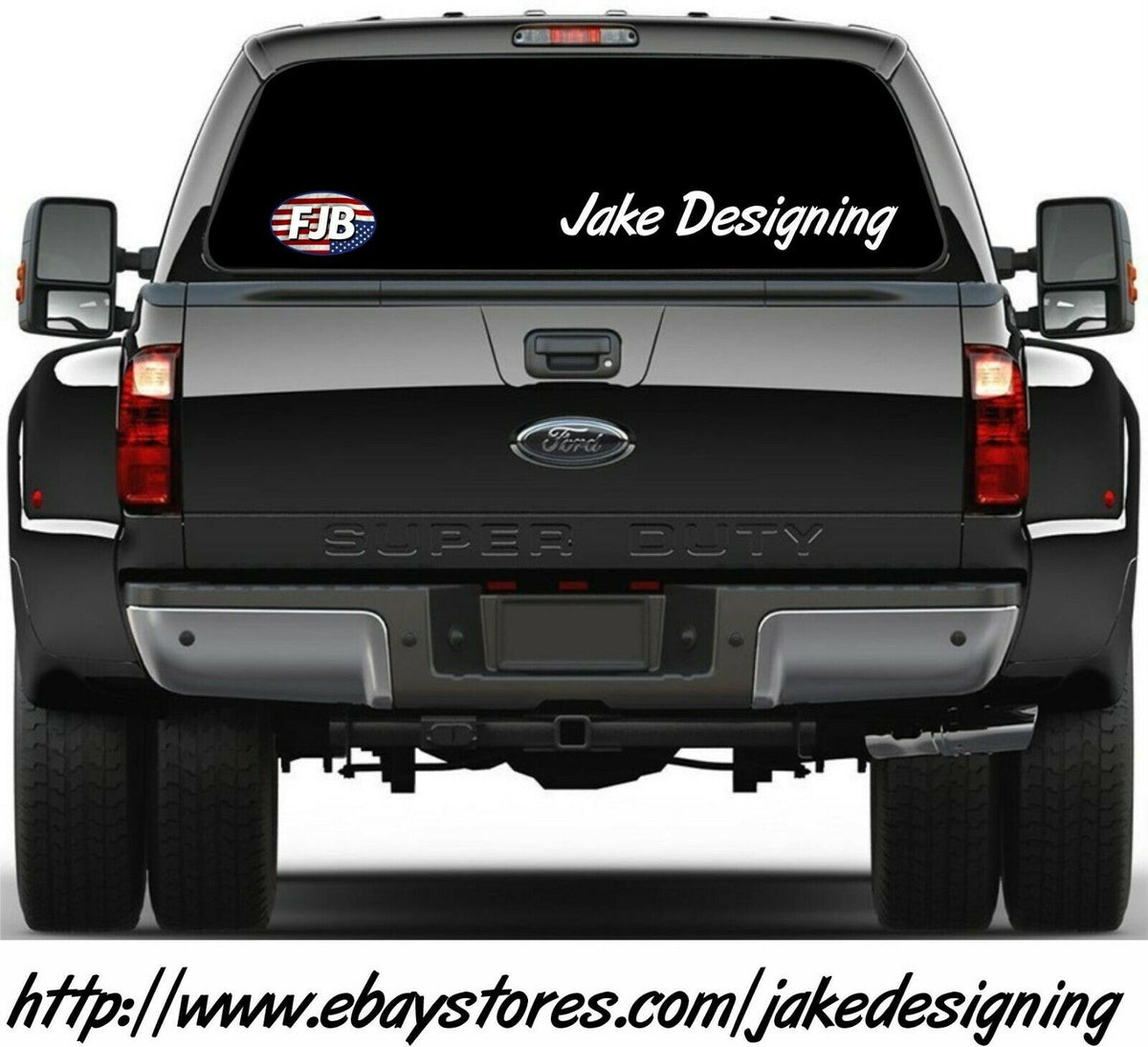 FJB ANTI JOE BIDEN Funny Bumper Sticker Decal 5" x 3" Decal FJB FU46 Trump 2024 - Powercall Sirens LLC