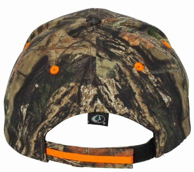 Faith Over Fear Embroidered CWF305 Mossy/Edge Adjustable Hat with Flag Brim - Powercall Sirens LLC