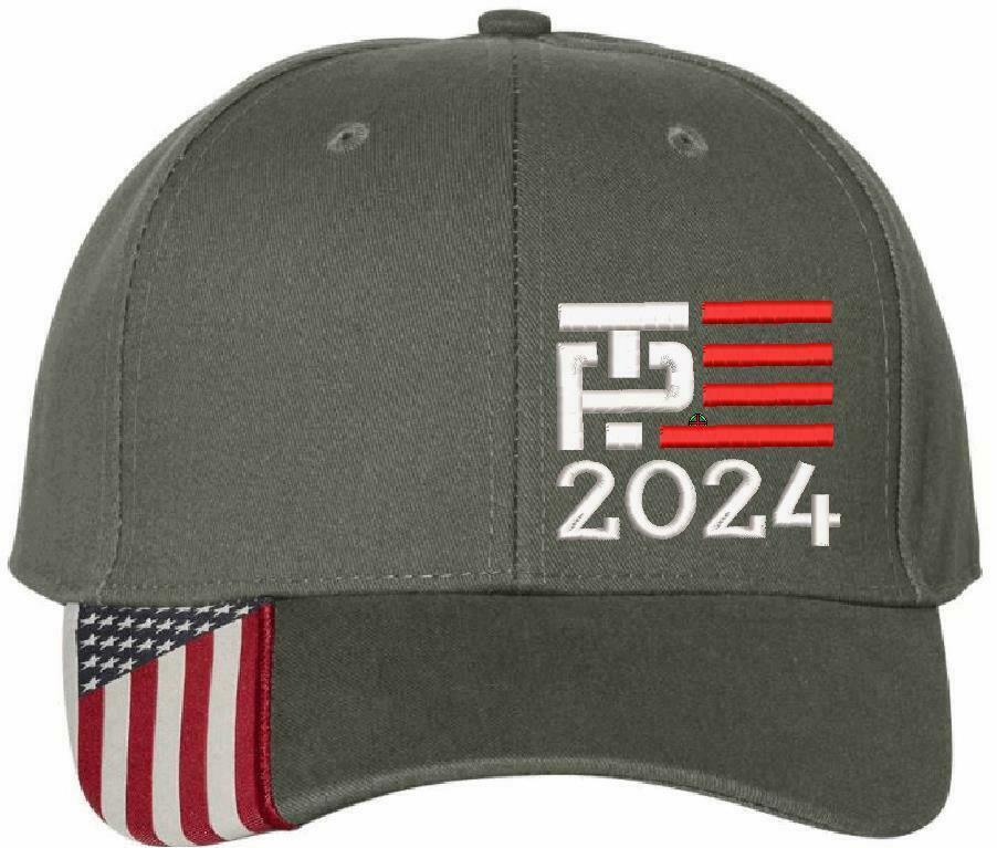 Trump Pence 2024 Embroidered Hat - USA300 Adjustable Hat MAGA Trump 2024 - Powercall Sirens LLC