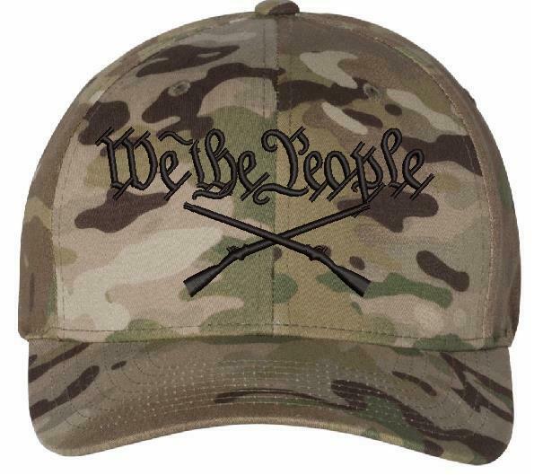 We The People Flex Fit Embroidered Low Profile Hat - Various Colors and Sizes - Powercall Sirens LLC