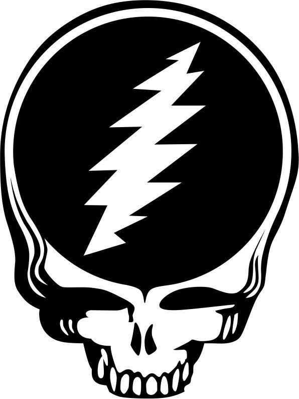 Steal your Face, Jerry Garcia Window Decal - Grateful Dead - Various Sizes - Powercall Sirens LLC