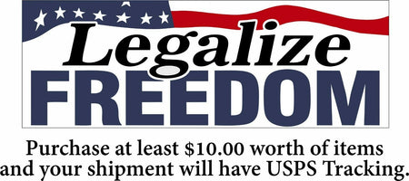 LEGALIZE FREEDOM USA Bumper Sticker or Magnet Various Sizes FRINGE MINORITY - Powercall Sirens LLC