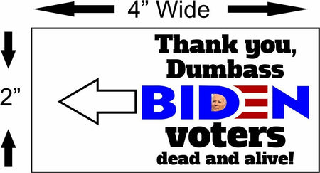 FUNNY POLITICAL STICKER BIDEN TRUMP GAS PRICES Vinyl Decal  Socialist Fuel PUMP - Powercall Sirens LLC