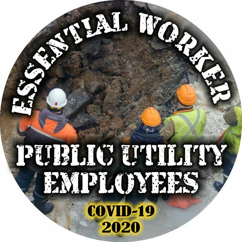 Essential Worker Sticker - Public Utility Worker Window Decal - Various Sizes - Powercall Sirens LLC