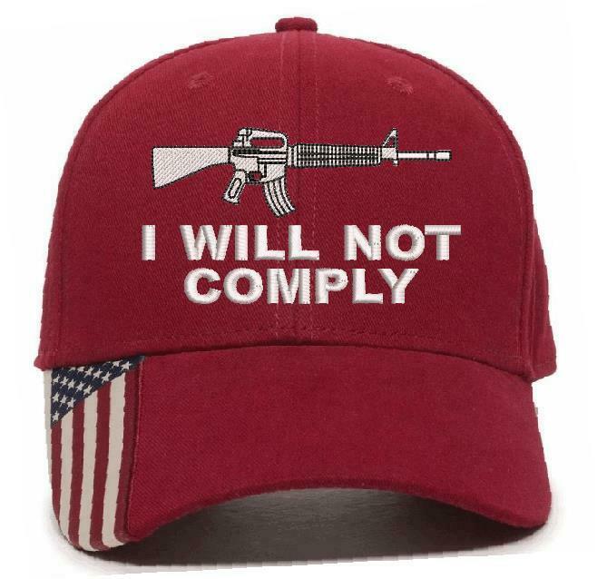 I will not comply 2nd amendment embroidered hat - various hat options - Powercall Sirens LLC