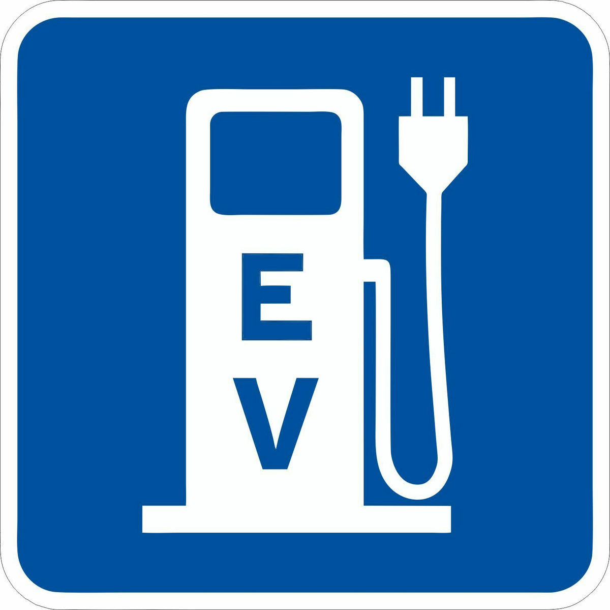 EV Charging Electric Car EV Bumper Sticker Fits Chevrolet Bolt LEAF Tesla BMW i3 - Powercall Sirens LLC