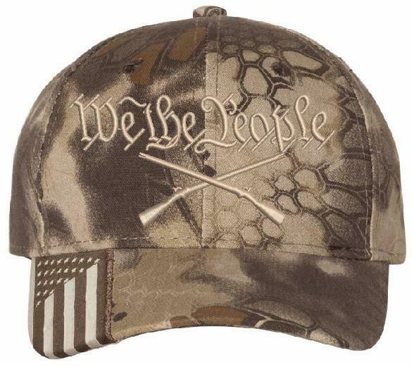 We The People Embroidered Hat 2nd Amendment Kryptek Typhoon or Highlander Hat - Powercall Sirens LLC