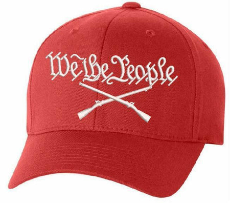 We The People Flex Fit Embroidered Low Profile Hat - Various Colors and Sizes - Powercall Sirens LLC