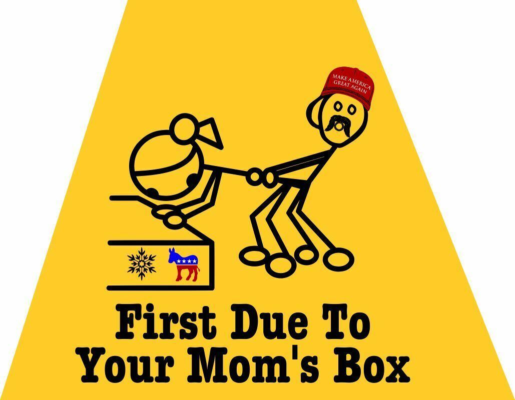 Make America Great Again Reflective Helmet Trapezoid Decal - Mom's Box Decal - Powercall Sirens LLC