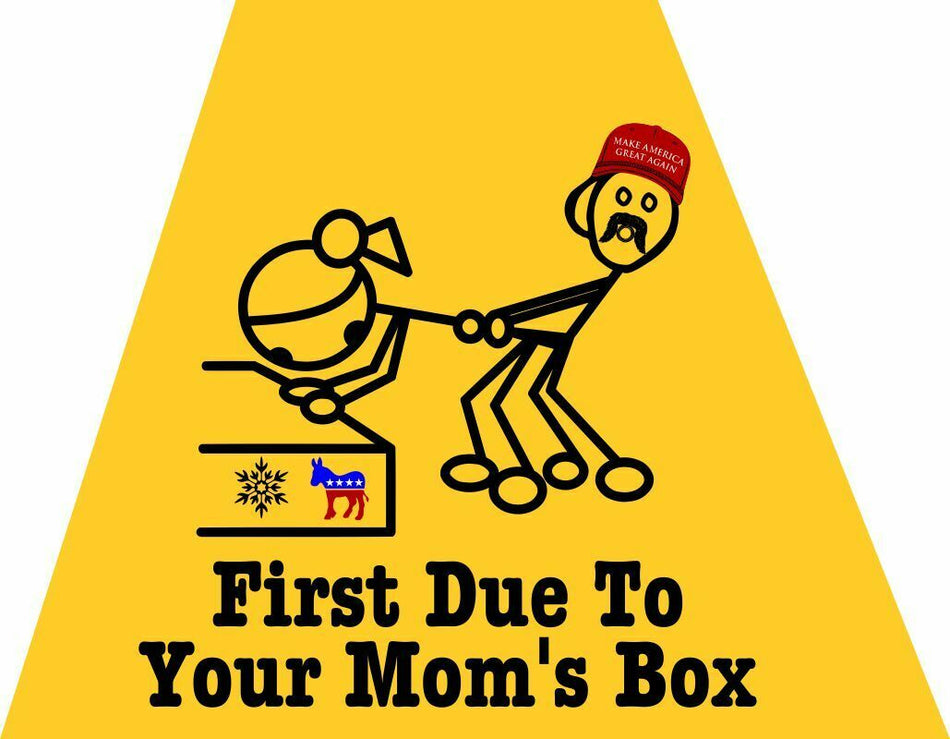 Make America Great Again Reflective Helmet Trapezoid Decal - Mom's Box Decal - Powercall Sirens LLC