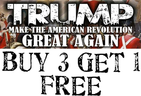 Trump Revolution Great Again Political Bumper Sticker 8.7"x3" MAGA Trump 2024 - Powercall Sirens LLC