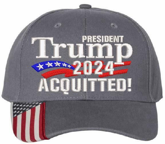 Trump 2024 - President Donald Trump ACQUITTED Adjustable USA300 STYLE HAT MAGA - Powercall Sirens LLC