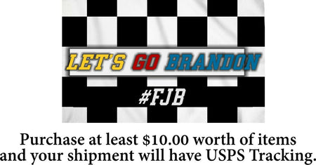 Let's Go Brandon Sticker OR Magnet RACING FLAG BRANDON FU46 #FJB TRUMP 2024 - Powercall Sirens LLC