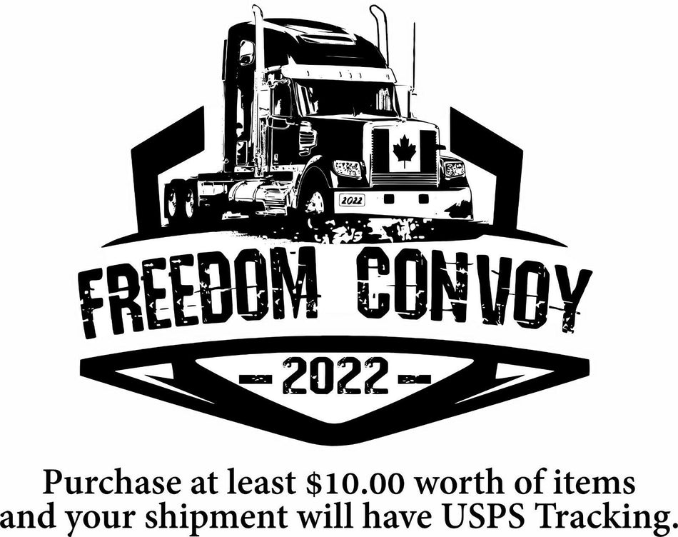 Freedom Convoy Decal Convoy Truck Version Fringe Minority - Various Sizes - Powercall Sirens LLC