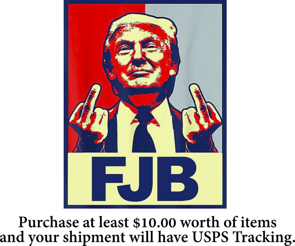 Let's go Brandon Decal - Trump Middle Finger F Joe Biden FU46 FJB  Various Sizes - Powercall Sirens LLC