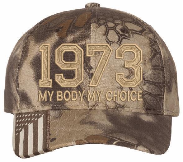 Pro Choice 1973 Hat (Embroidered USA300 Hat) Women's Rights Feminism Roe v Wade - Powercall Sirens LLC