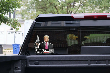 I can fix THIS Trump Anti Biden Gas Sticker Pack of 16 Decals Various Sizes - Powercall Sirens LLC