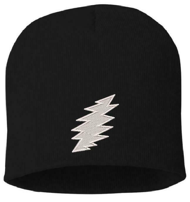 Grateful Dead SYF 'Bolt" Embroidered  WINTER HAT Various Colors Garcia Hat - Powercall Sirens LLC