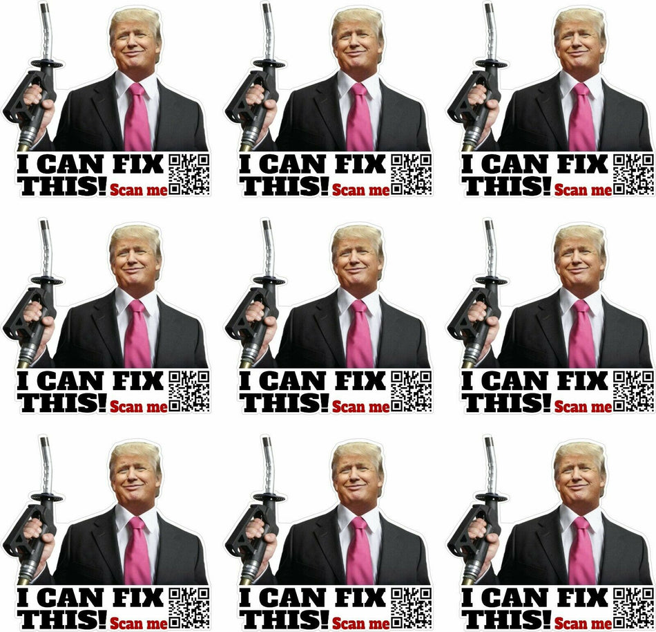 I can fix THIS Trump Anti Biden Gas Sticker Pack of 16 Decals Various Sizes - Powercall Sirens LLC