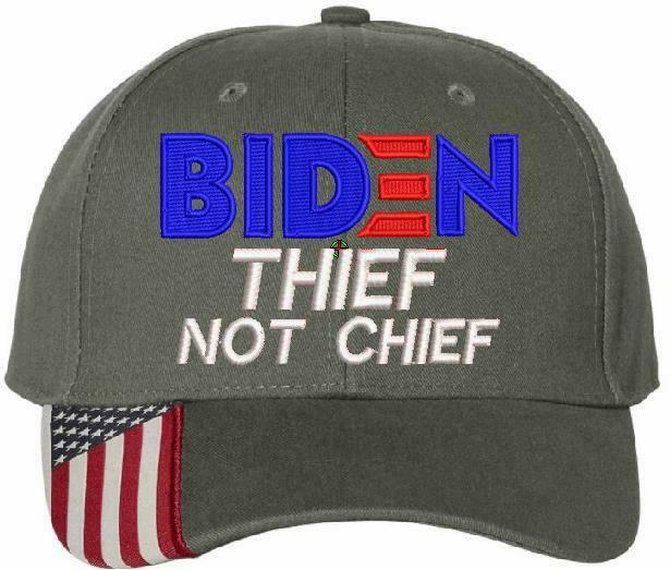 Joe Biden Hat Thief Not Chief Adjustable USA300 Embroidered Hat Biden Hat - Powercall Sirens LLC