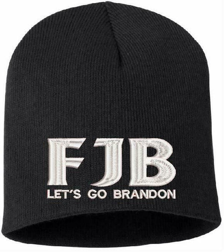 FJB Let's go Brandon Winter Hat-Cuff or Beanie Style FU46 FJB Trump 2024 - Powercall Sirens LLC