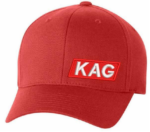 Trump Keep America Great KAG Rectangle Embroidered Flex Fit Hat Trump Hat - Powercall Sirens LLC