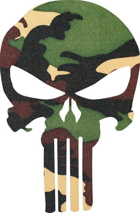 Camouflage Punisher Military Style Decal - Powercall Sirens LLC