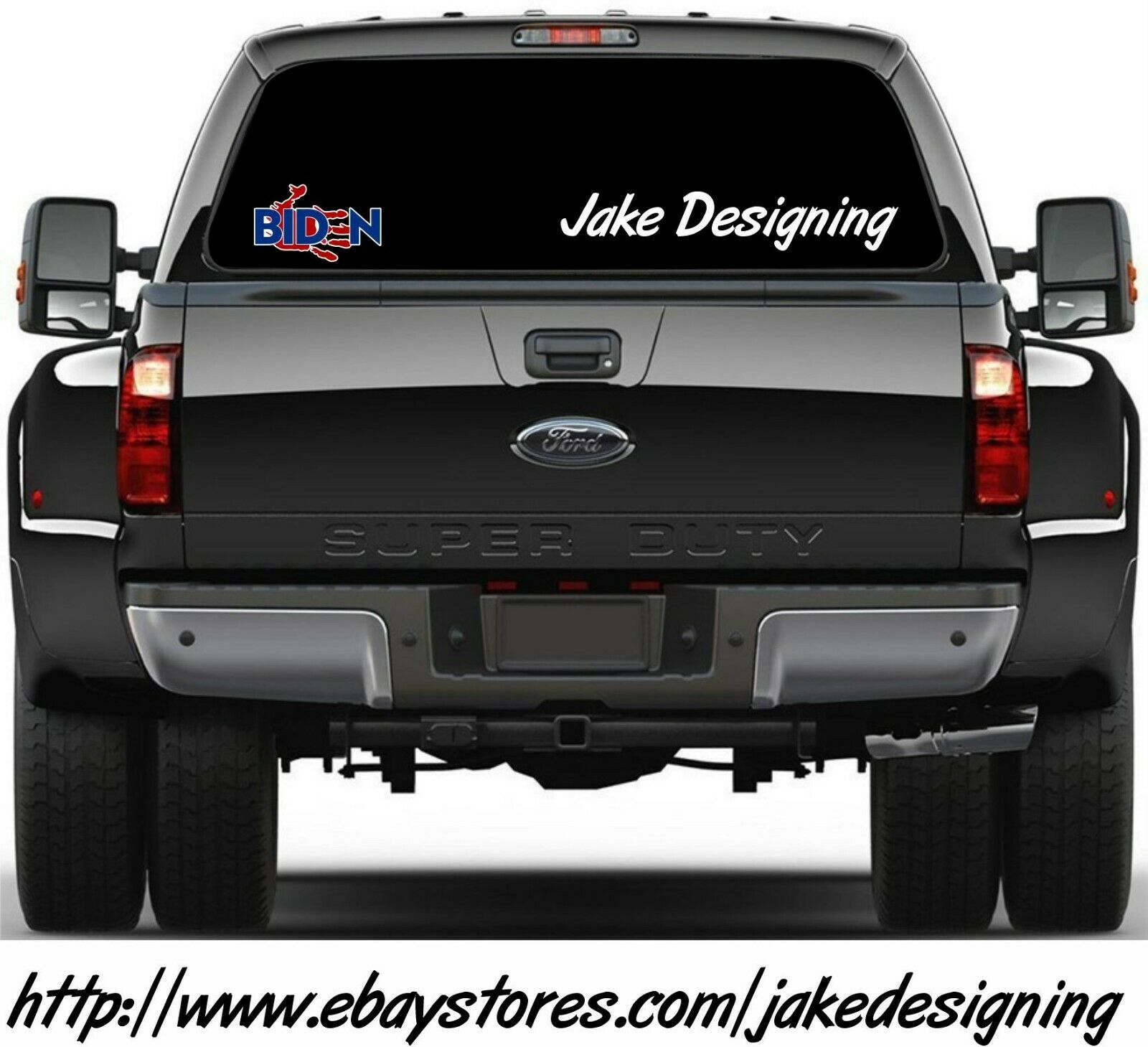 President Joe Biden Bloody Hand Sticker Decal - Various Size Options Anti Biden - Powercall Sirens LLC