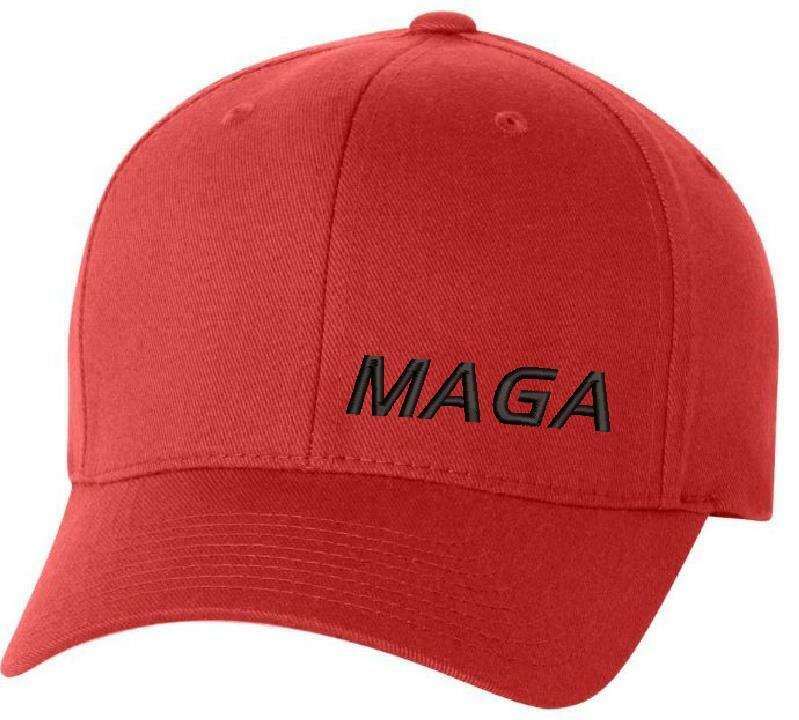 Make America Great Again Hat Flex Fit with Lower Side MAGA Embroidered Design - Powercall Sirens LLC