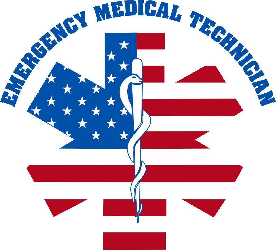 USA Emergency Medical Tech EMS Star Decal - Powercall Sirens LLC