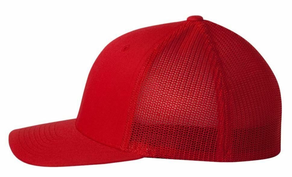 Make America Great Again Flex Fit Red 6511 Mesh Back Donald Trump Hat - MAGA - Powercall Sirens LLC