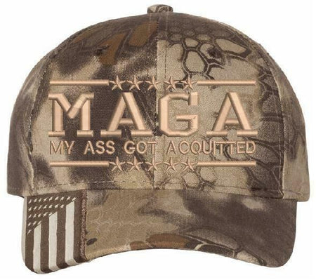 Trump Hat - MAGA My Ass Got Acquitted Embroidered Adjustable Ball Cap TRUMP HAT - Powercall Sirens LLC