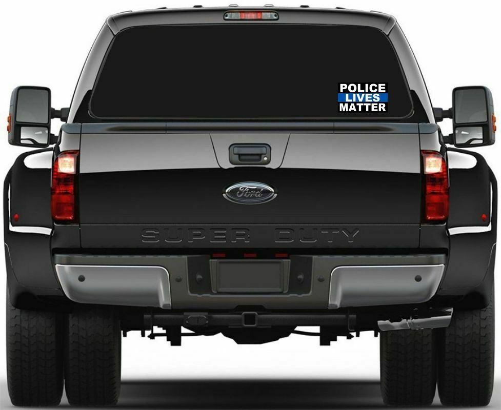 Police Lives Matter Blue Line Decal - Powercall Sirens LLC