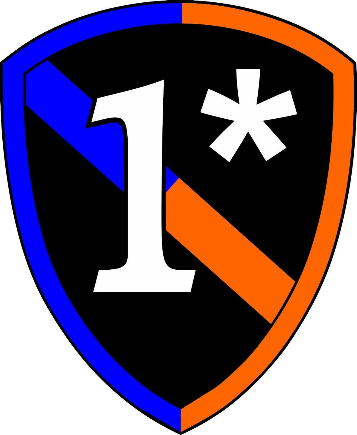 Thin Blue Line Orange Line 1 Ass to Risk (1*) window decal - Various Sizes - Powercall Sirens LLC