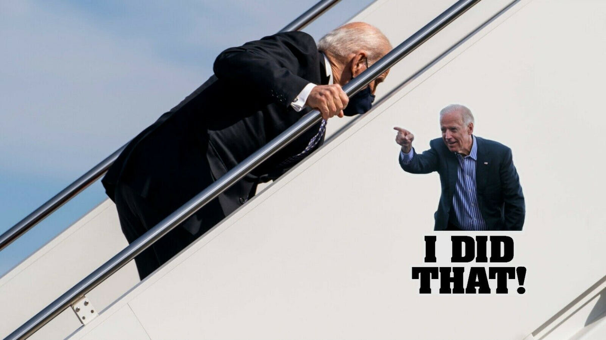 Joe Biden Window Sticker - "I DID THAT" Gas Prices Window Sticker - USA MADE - Powercall Sirens LLC