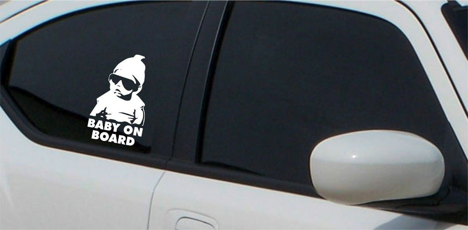 Baby On Board Hangover Sticker Decal Vinyl JDM Drifting Dope VW Various Options - Powercall Sirens LLC