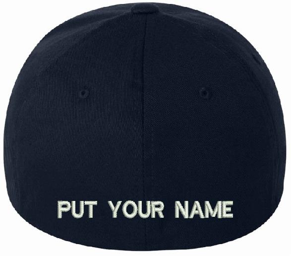 USA Engine Style Embroidered Flex Fit Hat - Powercall Sirens LLC