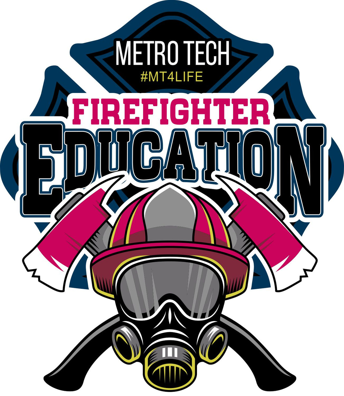 Firefighter Education Metro Tech Customer Decal - Powercall Sirens LLC