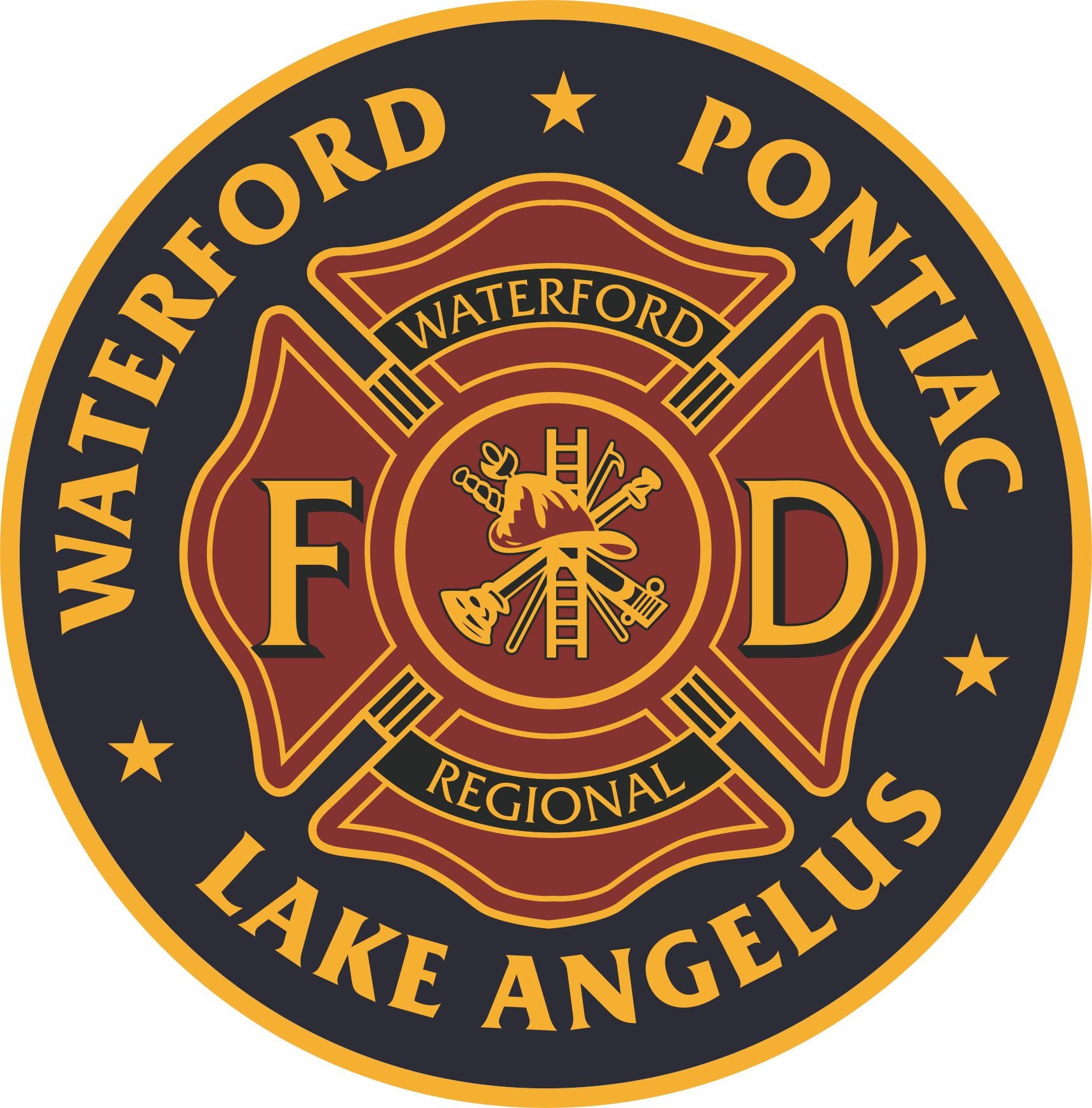 Waterford Regional Fire Customer Decal - Powercall Sirens LLC