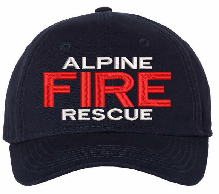 Alpine Fire Rescue Custom Embroidered Hat - Powercall Sirens LLC